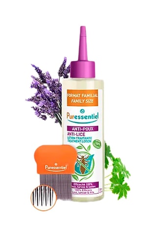 Loção tratante anti-piolhos com pente - Formato familiar - 200 ml