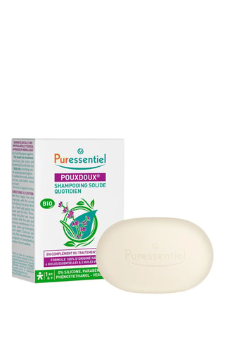 2 x Champô sólido com 4 óleos essenciais anti-piolhos Puressentiel - 60 g