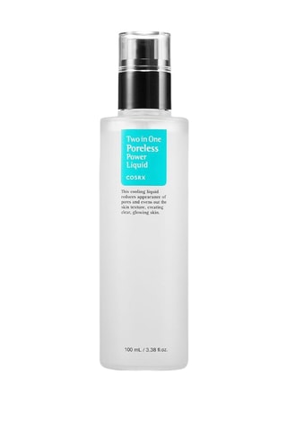 Lotion tonique resserre-pores Two in one poreless power liquid - Tout type de peau, en particulier les peaux grasses aux pores dilatés - 100 ml