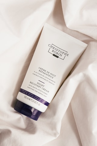Crème de nuit réparatrice à la fleur de lotus blanche - Cheveux secs et fragilisés - 150 ml 