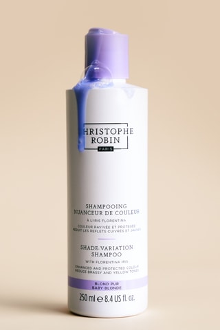 Shampoing raviveur de couleur blond pur à l’iris florentina - Cheveux blonds naturels, colorés, décolorés ou méchés - 250 ml 