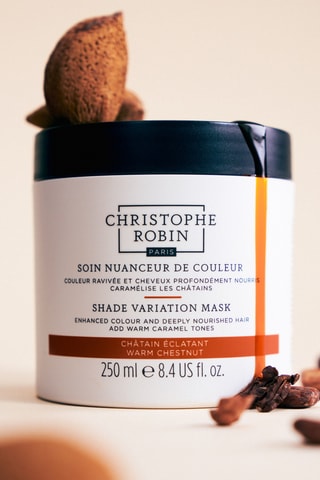 Masque nuanceur de couleur châtain éclatant - Cheveux châtains naturels ou colorés - 250 ml 
