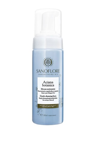 Espuma de água de limpeza vegan bio Aciana Botanica - Peles sensíveis e reativas - 150 ml