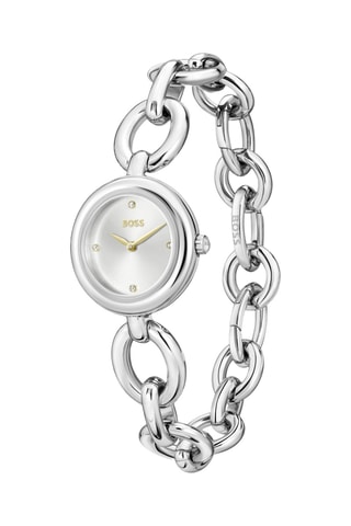 Montre à quartz acier - Argenté