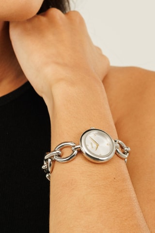 Montre à quartz acier - Argenté