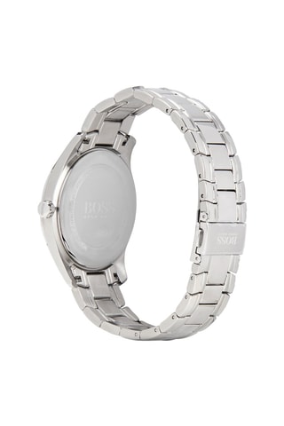 Montre à quartz en acier - Argenté et bleu