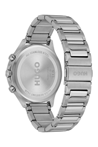 Montre à quartz en acier - Argenté et gris