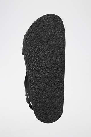 Sandales plateformes en cuir - Noir