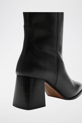 Bottes en cuir - Noir