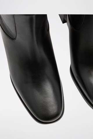 Bottes en cuir - Noir