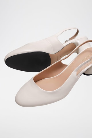 Escarpins en cuir - Blanc