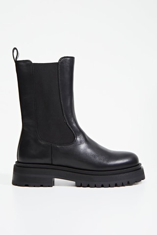 Bottes Chelsea en cuir - Noir