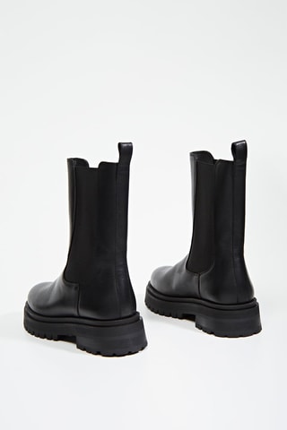 Bottes Chelsea en cuir - Noir