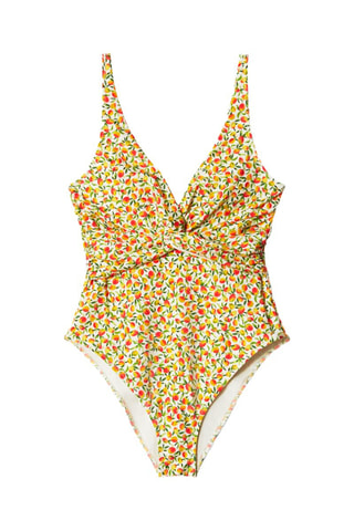 Maillot 1 pièce - Jaune