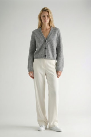 Gilet en laine et alpaga - Gris