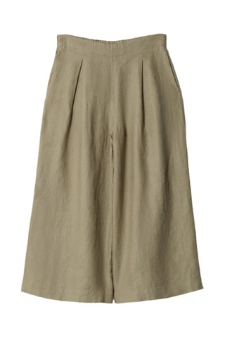 Pantalon en lin - Kaki