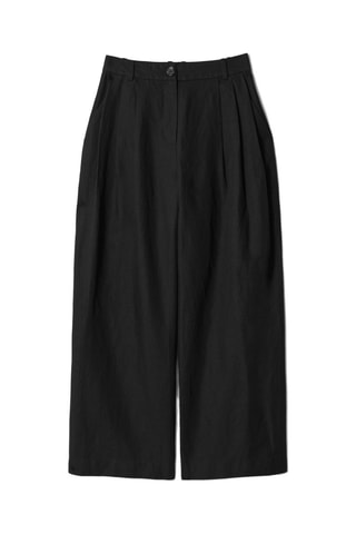 Pantalon en lin - Noir