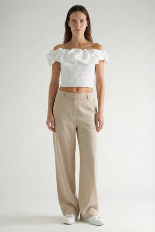 Crop top - Blanc