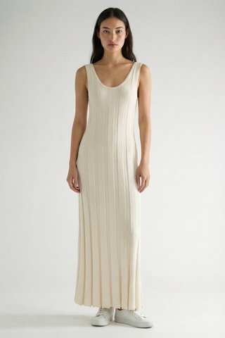 Robe longue - Ecru