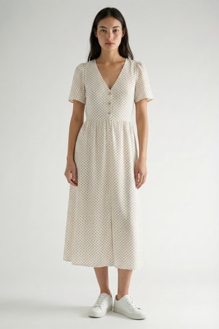 Robe midi - Blanc