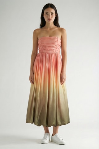Robe bustier - Kaki