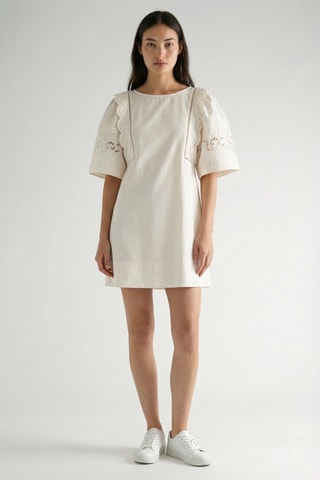 Robe droite - Blanc