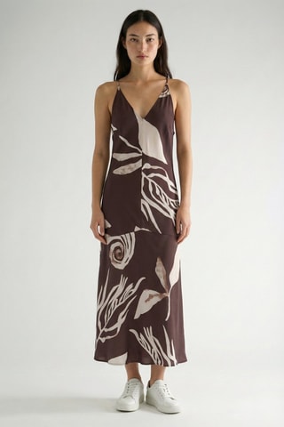 Robe longue - Marron