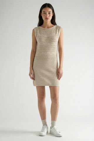 Robe droite - Beige