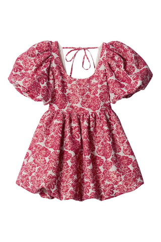 Robe boule - Rose et blanc