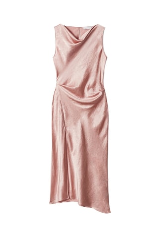 Vestido drapeado - Laranja