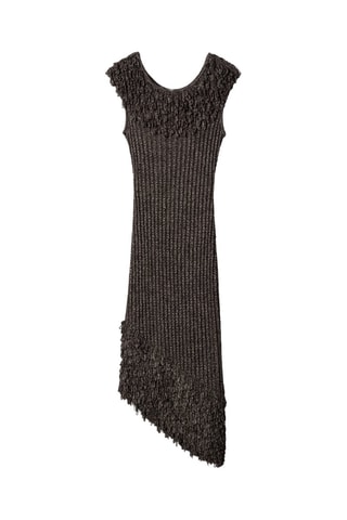 Vestido justo - Cinzento-escuro mesclado