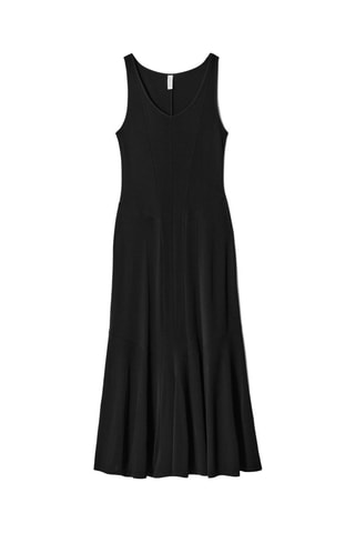 Vestido direito - Preto