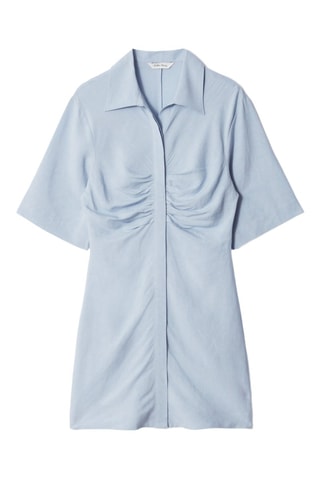Vestido-camisa - Azul-claro