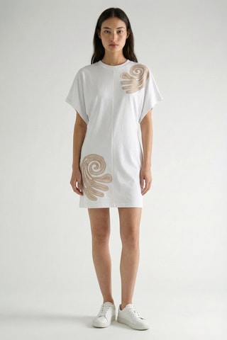 Robe droite - Blanc