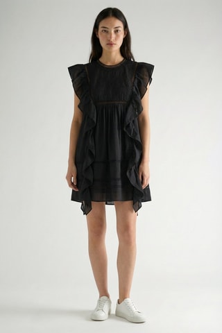 Robe volantée - Noir