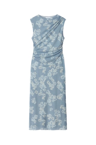 Robe drapée - Bleu clair