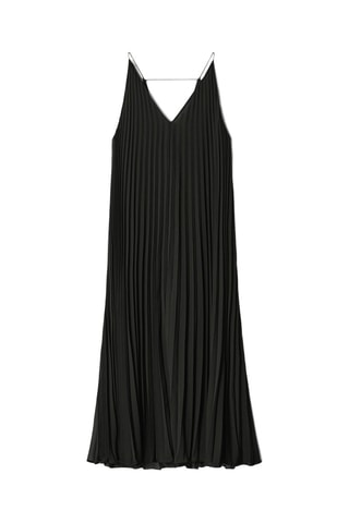 Robe plissée - Noir