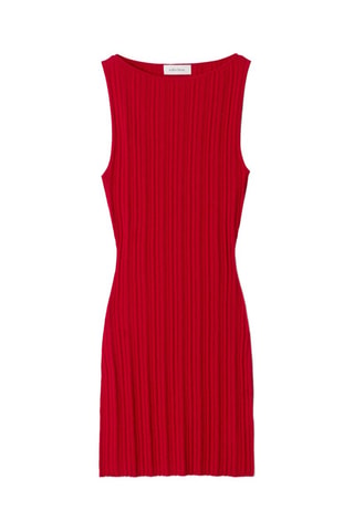 Robe fourreau - Rouge