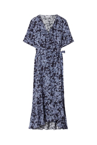 Vestido traçado - Azul-claro