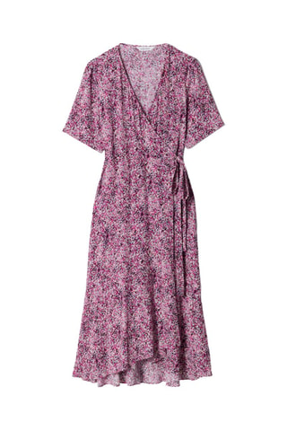Robe portefeuille - Rose