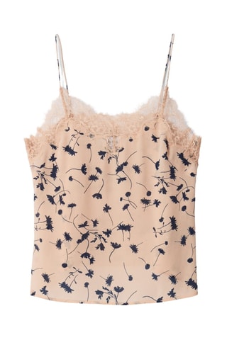 Caraco en soie - Beige