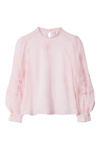 Blouse en ramie - Rose