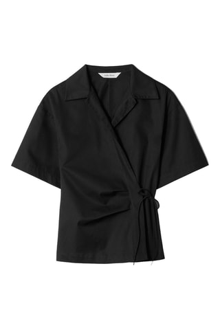 Blouse portefeuille - Noir