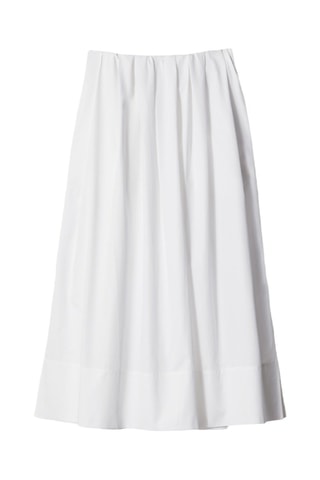 Jupe midi - Blanc