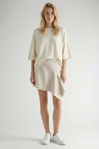 Jupe en lin - Beige