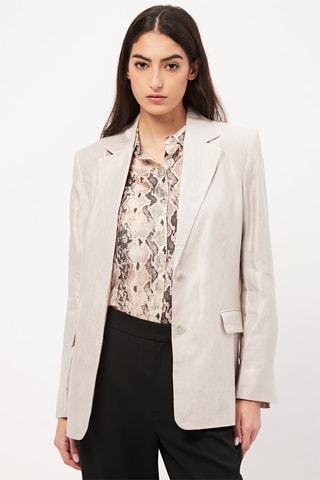 Blazer en lin - Gris clair - & Other Stories