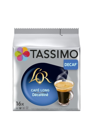 80 monodosis Tassimo - L'Or Café Largo Descafeinado - 5 x 16 cápsulas