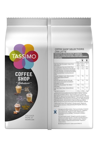 40 dosettes Tassimo - Coffee Shop Chai Latte - 5 x 8 dosettes
