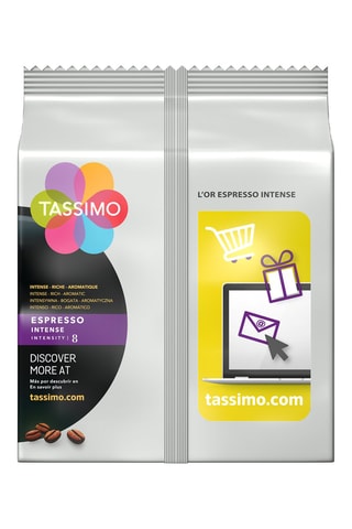 80 monodosis Tassimo - L'Or Café Espresso Intenso - 5 x 16 cápsulas