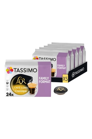 120 monodosis Tassimo - L'Or Café Largo Clásico - 5 x 24 cápsulas